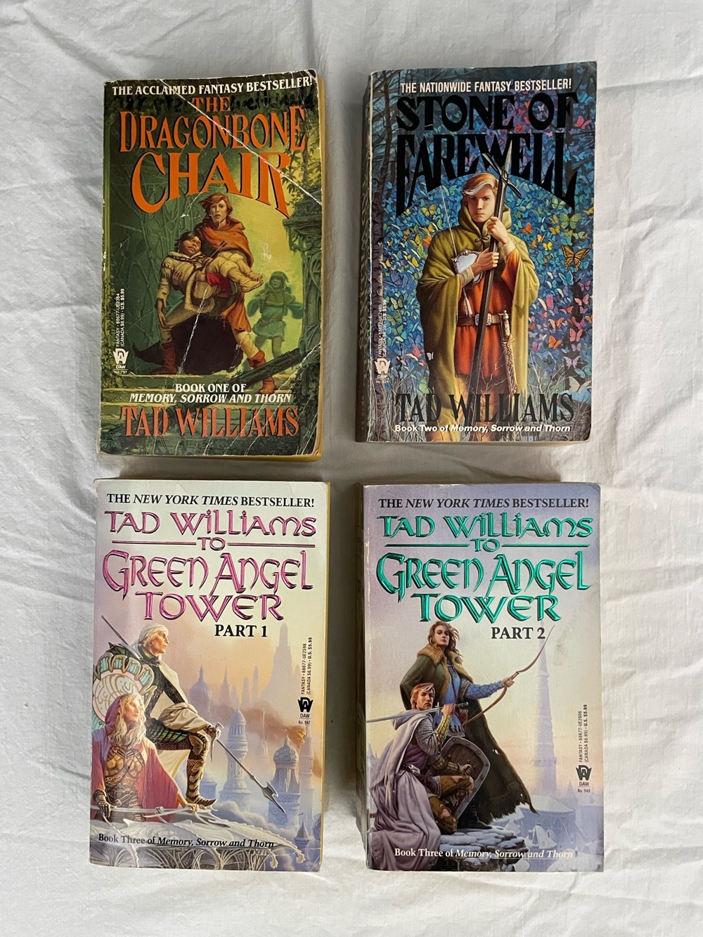 Vintage Fantasy by Tad Williams Paperback Set - NYT bestsellers